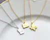 State Necklace, Gold or Silver All 50 States Charm Custom Bridal Personalized jewelry