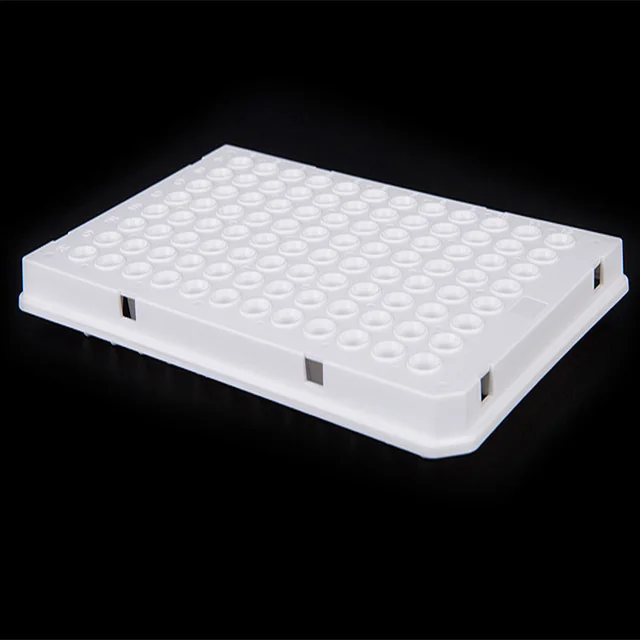 High Quality 96 Well Microplate Chimney Or Flat Microplate Pcr Reaction