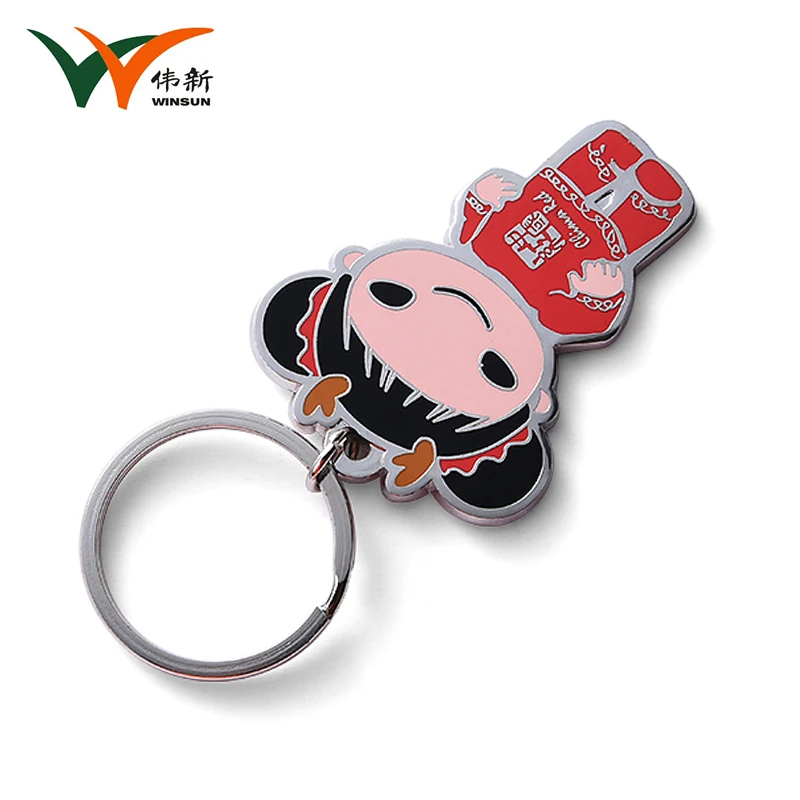 
Fast Delivery Designers Anime Keychain Metal Cute Enamel Keychain Custom Keychain 