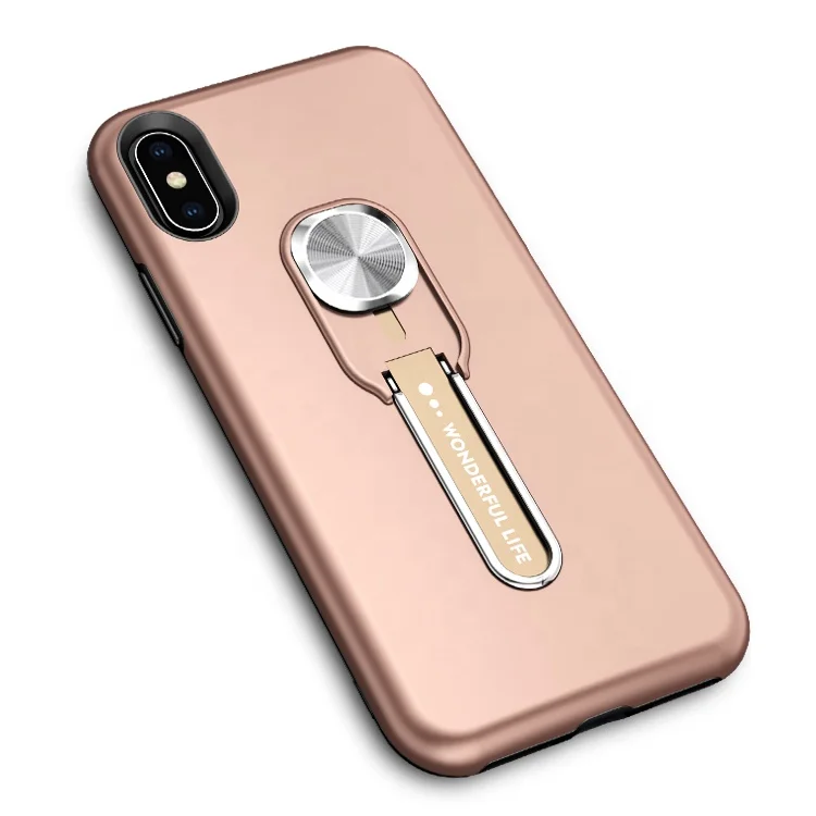 

Metal stent mobile phone cases covers for iphone x case with ring holder bulk buy from china