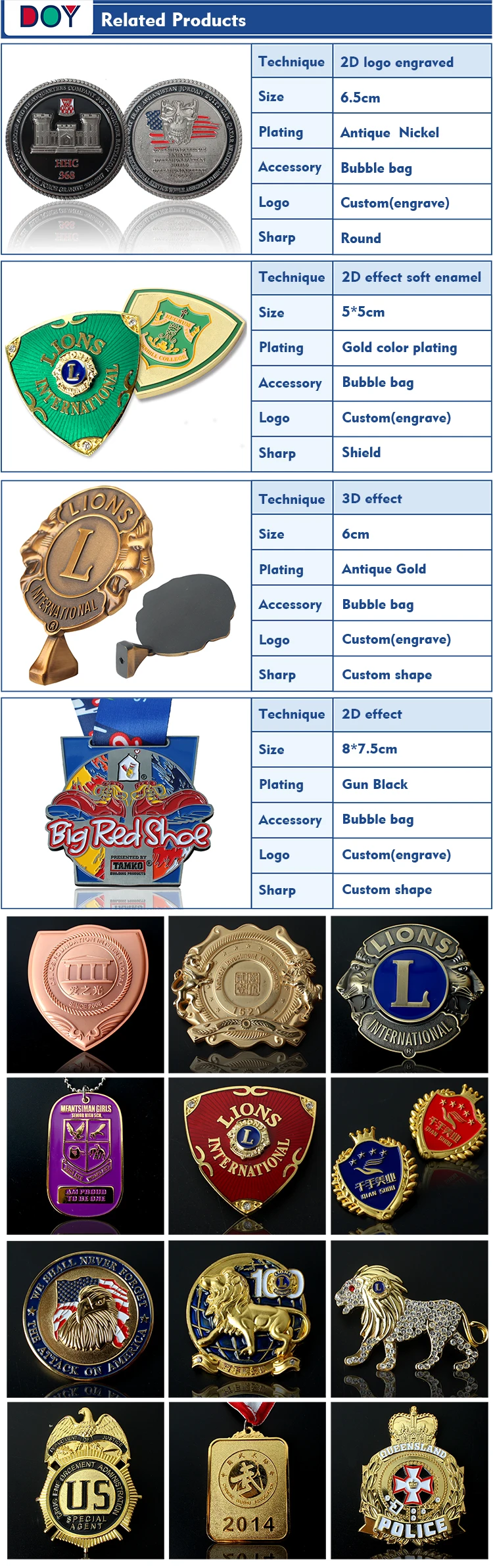 New Design Custom 3D Arrow Name Logo Antique Brass Metal Labels Zipper Puller for Jeans and Suitcase