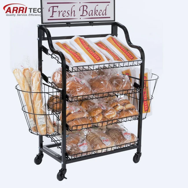 Supermarket Promotional Bulk Metal Display Rack Supermarket Shelf
