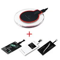 

Qi Wireless Charging Kit Transmitter Charger Adapter Receptor Receiver Pad Coil Type-C Micro USB kit for iPhone for Huawei