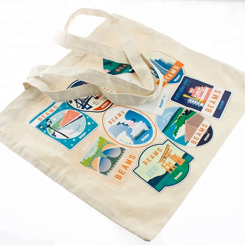 

Custom White Cotton Canvas Tote Shopping Bag, Canvas Bag, Customized color.