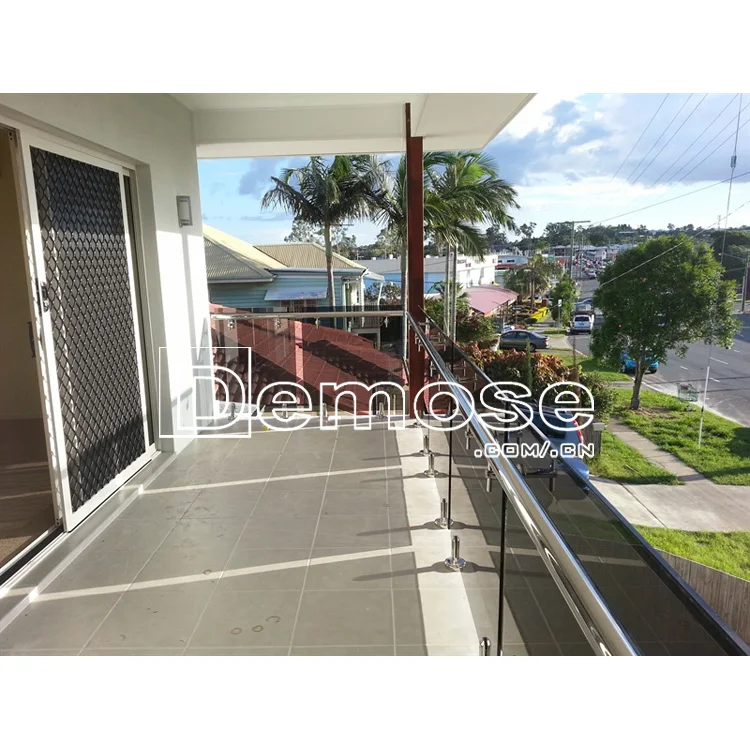 Black Glass Diy Deck Railing With Glass Spigots Buy Black Glass