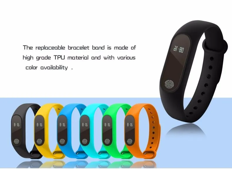 Pedometer Sleep monitor Heart Rate monitoring IP67 Waterproof Fitness Watch M2 Smart Bracelet