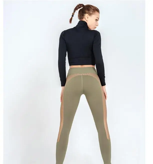 Custom Labeling Collar Yoga Wear Jacket Workout Clothes Women's Sports Tops Running Quick-drying Long Sleeve