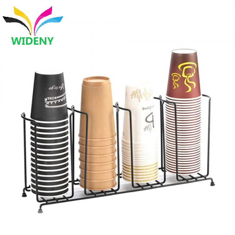 Counter Stand Metal Wire Coffee Paper Cup Holder - Buy Cup Holder,Paper ...