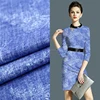 Low price dress polyester single jersey material felt knit fabric