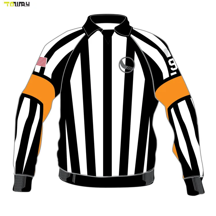 Custom Blank Ice Hockey Referee Jersey 