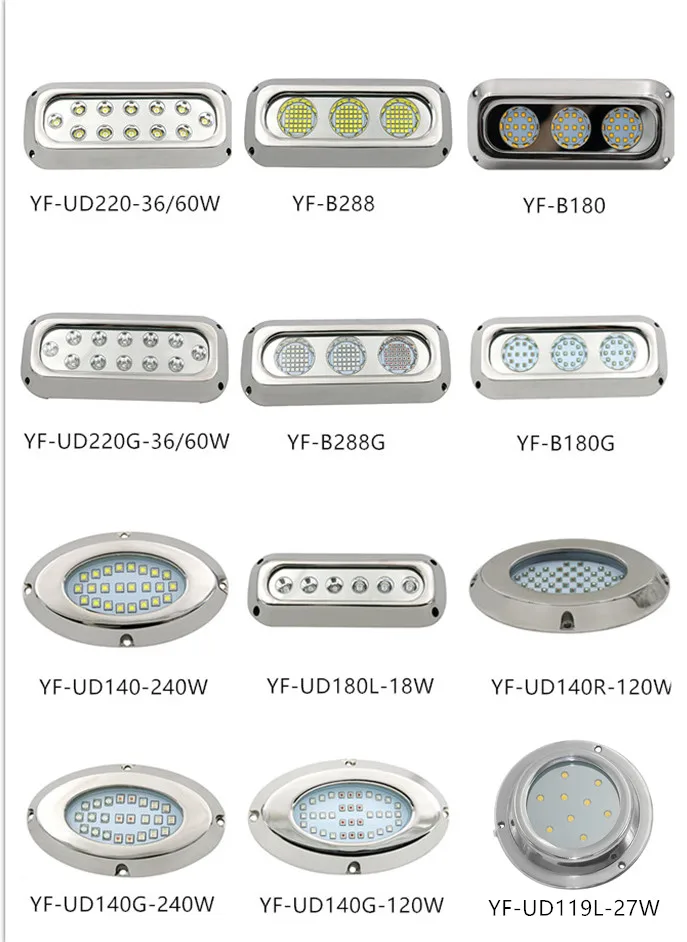 สูงสุด lumens ติดผนังติดตั้ง 450 วัตต์นำแสง forsuper เรือยอชท์ไฟ, ใต้น้ำ, บรอนซ์วัสดุ IP68