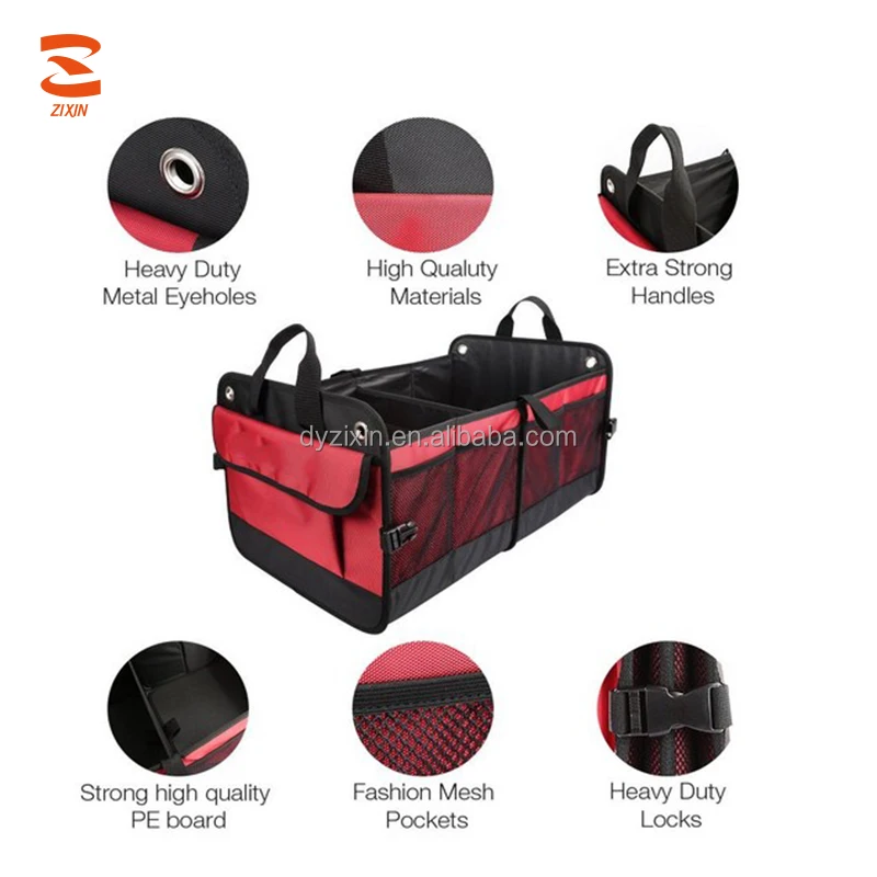 
Collapsible Portable Multi Compartments Waterproof Car Trunk Organizer 