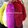 fox fur with fox tail/colorfur fox tail/dyed red tail