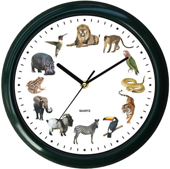 10 Inch Animal Sound Wall Clock Fun Display Gift Clock Buy Animal