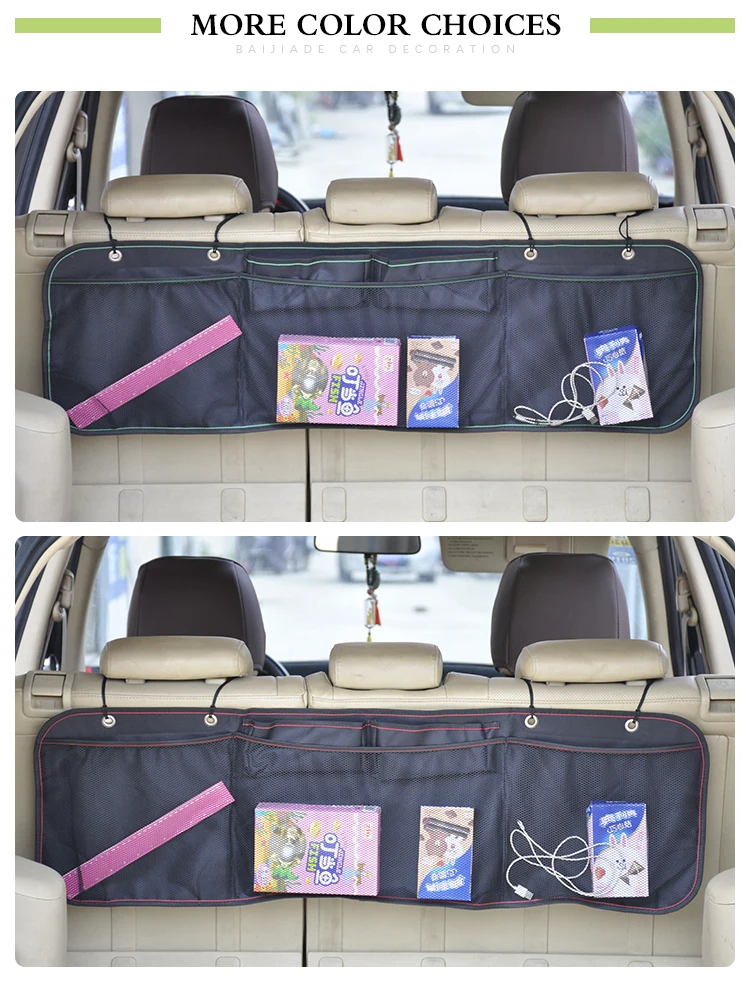 Custom Adjustable Leak Proof Foldable Car Hanging Seat Organizer