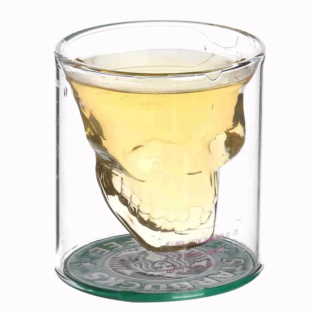 Crystal Skull Head Vodka Shot Whiskey Wine Beer Bar Glass Drinking Decanter Cup Buy Whiskey