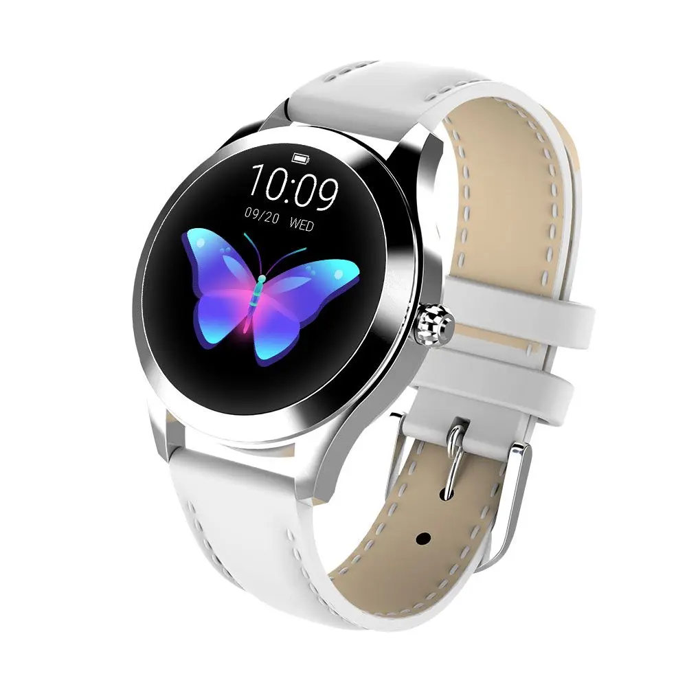 women SmartWatch KW10 with Blood pressure Heart Rate Monitor Lady Smart Watch 2019