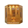 Luxury Ceramic heater infrared sauna with transom window sauna room