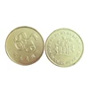 Free custom design stainless steel copper zinc tokens for arcade amusement game machine