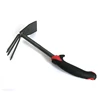 Two headed Mini manual fork uesd garden metal rake/hoe rake
