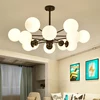 chandelier led Contemporary Classic Glass E27 Branch Chandelier Pendant light Living room Bedroom Decorative