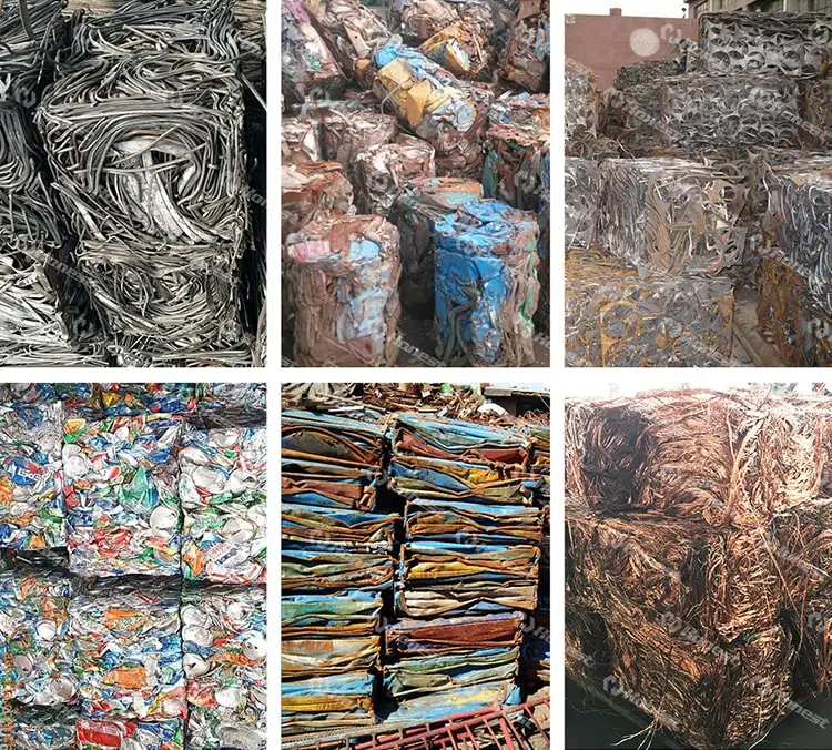 Scrap Metal Packing Machine  Waste Metal Baler Compress Machine
