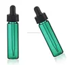 2 Dram Pharmaceutical Glass Packaging Bottles Emerald Glass Vials w/ Eye Glass Droppers for Essential Oils & Liquids