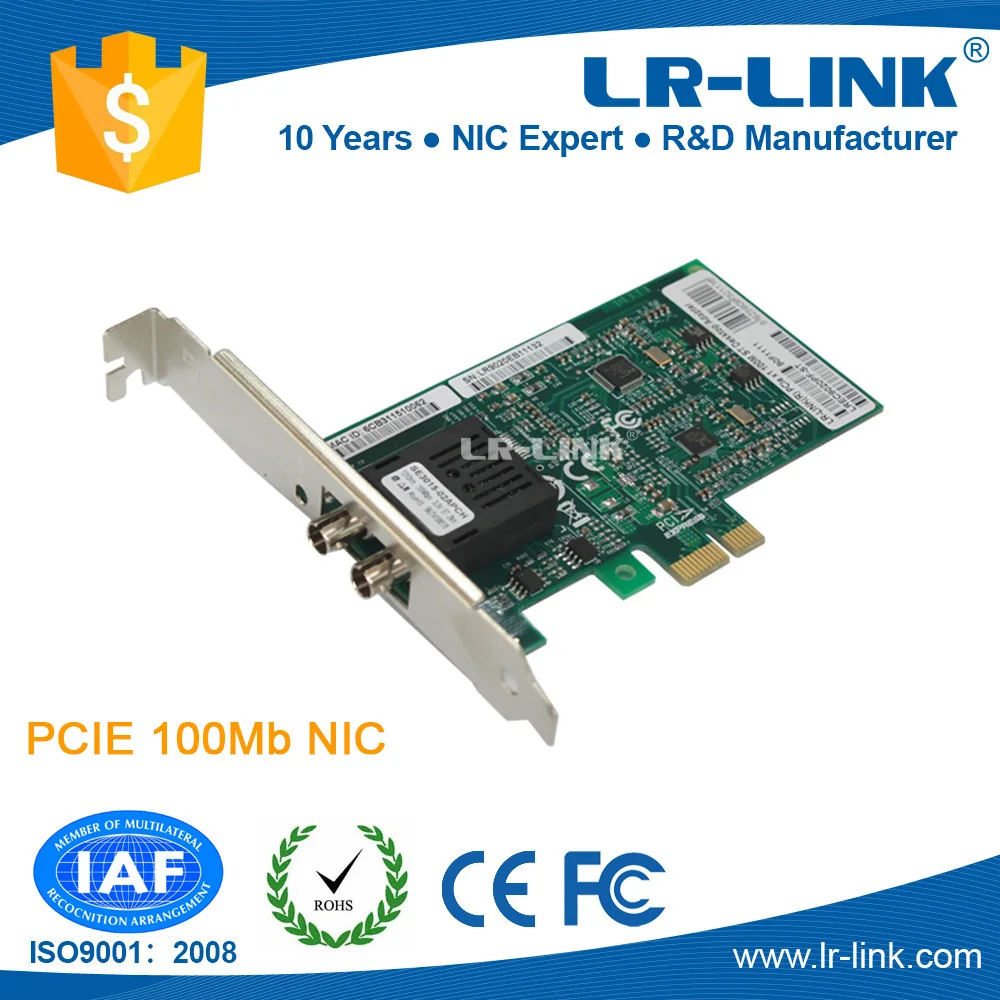 

LREC9020PF-ST PCI Express 100Mbps Gigabit Fiber Optic Network Adapter, N/a