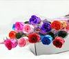 Wholesale all kinds of scented rose designs bath rose shape soap flower