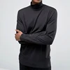 Guangzhou Wholesale turtle neck men's basic long sleeves t-shirt