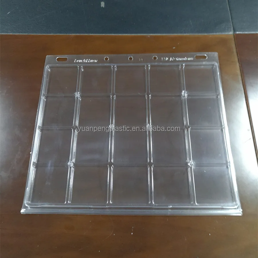 Coin Blister Clamshell Packaging Box With Insert Card Commemorative