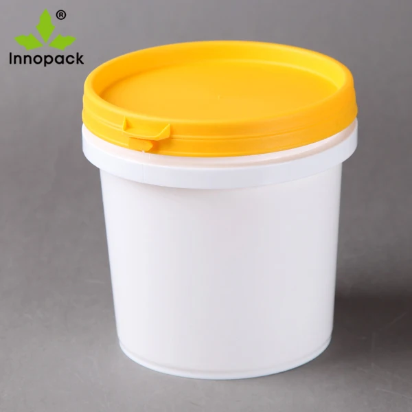 Cheap 1l White / Clear Plastic Bucket For Ice Cream Container Buy 1l