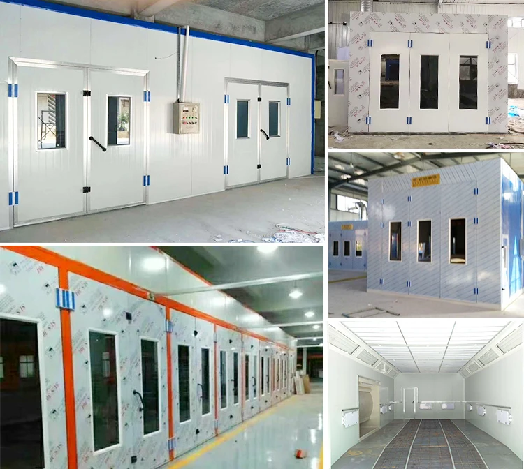 80khz Portable Car Paint Booth Auto Plastic Eptember Sale Factory