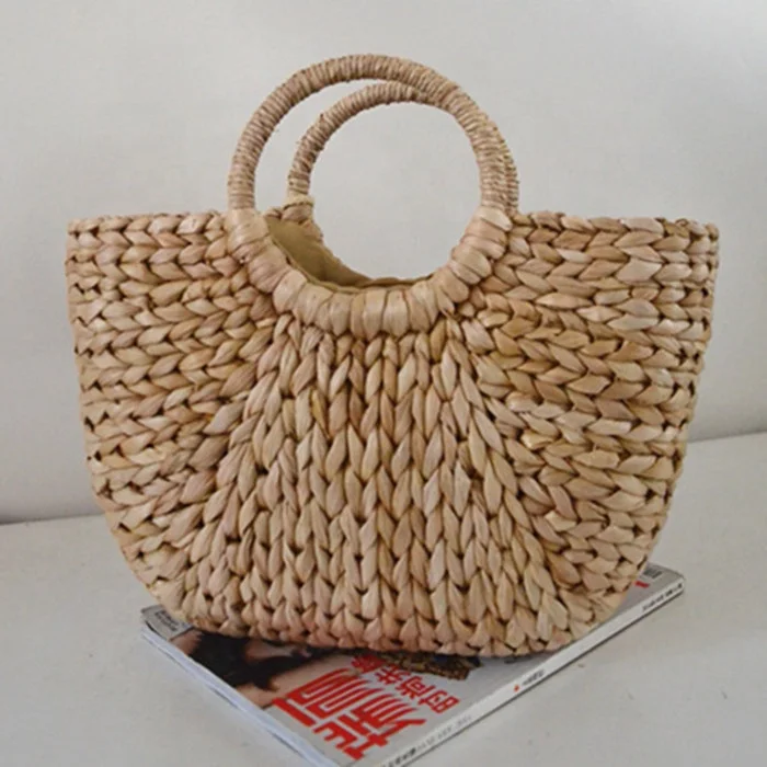 Fashion Women Summer Straw Bag Big Decorations Rattan Beach Tote Handbag Hand-woven Bags For Lady.jpg