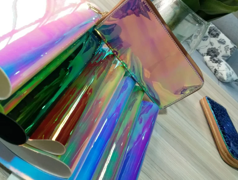 0.5mm Tpu Dichroic Iridescent Lamination Film For Hand Bags Design ...