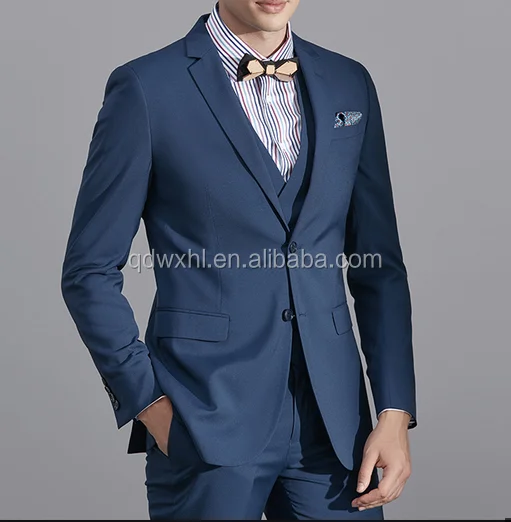 

Autumn and winter models men gray / black / navy blue self-cultivation business suit professional casual light wool suit, Customized