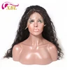 Water wave cheap price brazilian virgin hair full lace wigs,100% handmade 30" inch Deep part hairline full lace wigs for women