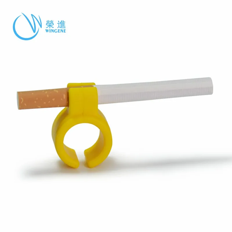 

Multi Colors Custom Logo Colorful Silicone Cigarette Holder Ring, Any color available
