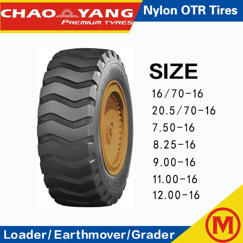 Chaoyang Brand Loader Earthmover Grader El28 16/70-16 20.5/70-16 7.50 ...