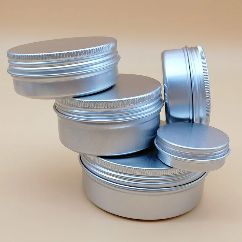 Aluminium 100g 120g Hair Wax Containers 150g 200g Aluminum Metal Wax