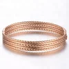 Unisex stainless steel bracelet bangle rose gold plating bangle bracelet aohua jewelry leads the fashion jewelry