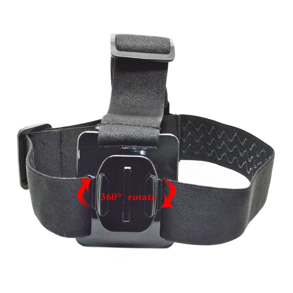

360 Swivel Anti-skid Elastic Head Strap for Go Pro Hero 6 5 4 3+ 3 Camera