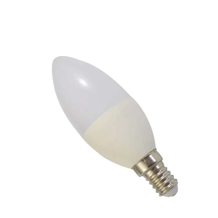 High Brightness 2years warranty CE ROHS approved E14 E12 E17 3W LED candle bulb light