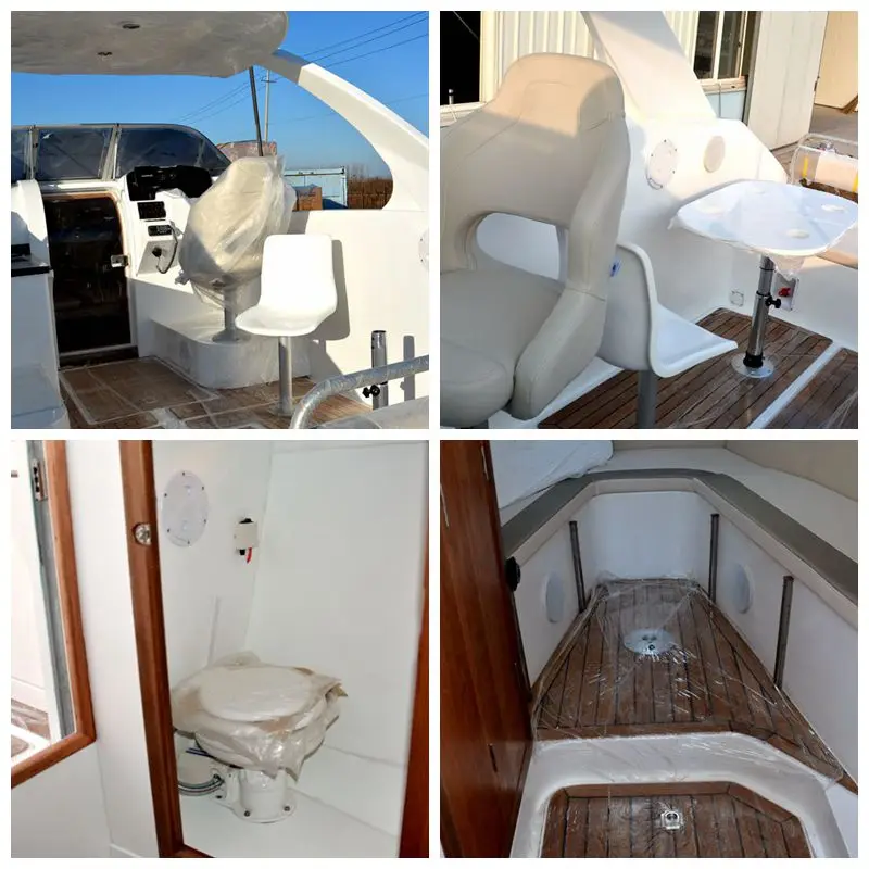 Waterwish Boat Qd27 Cabin Fishing Boat Fiberglass Cabin Boat