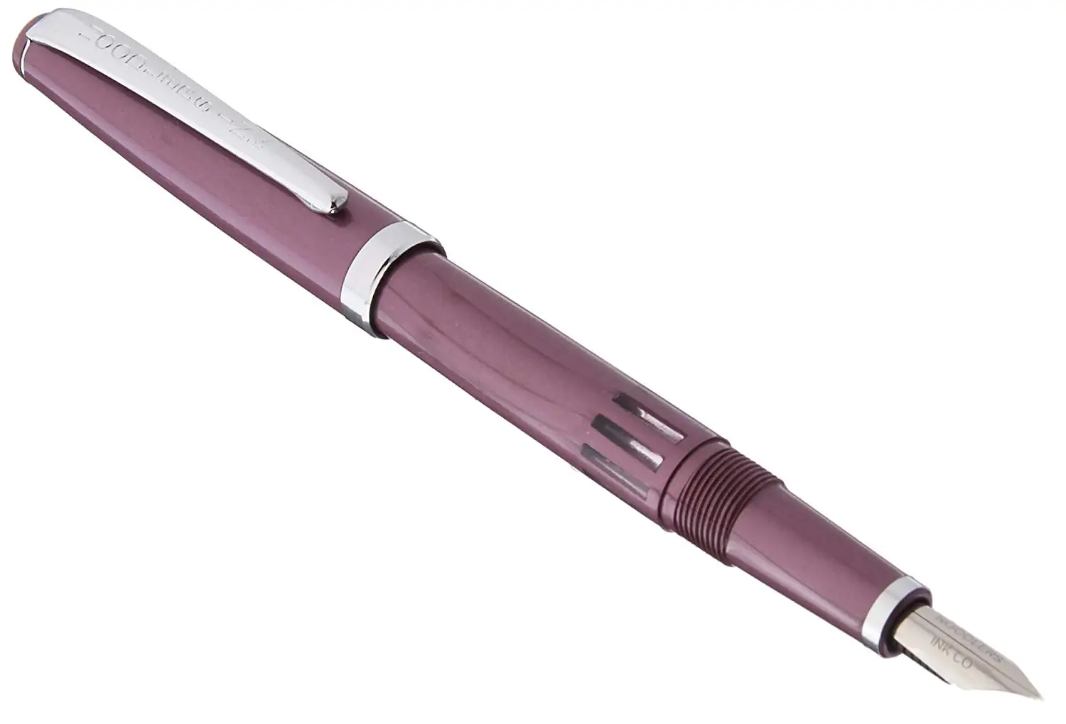 Noodlers Ahab Pearl Wampum Purple Piston Fill Fountain Pen Flex Nib