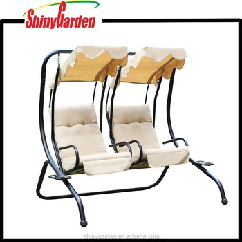 Two Seater Garden Swing Bench With Canopy For Separate Use Buy Two Seater Swing Canopy Hammock Swing Glider Swing Product On Alibaba Com