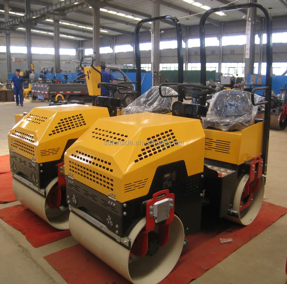 1000kgs hydraulic ride-on hamm tandem vibrator roller (fyl-880)
