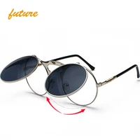 

2019 Fashionable Vintage Sun Glgasses Metal Round Rrame Retro Sunglasses