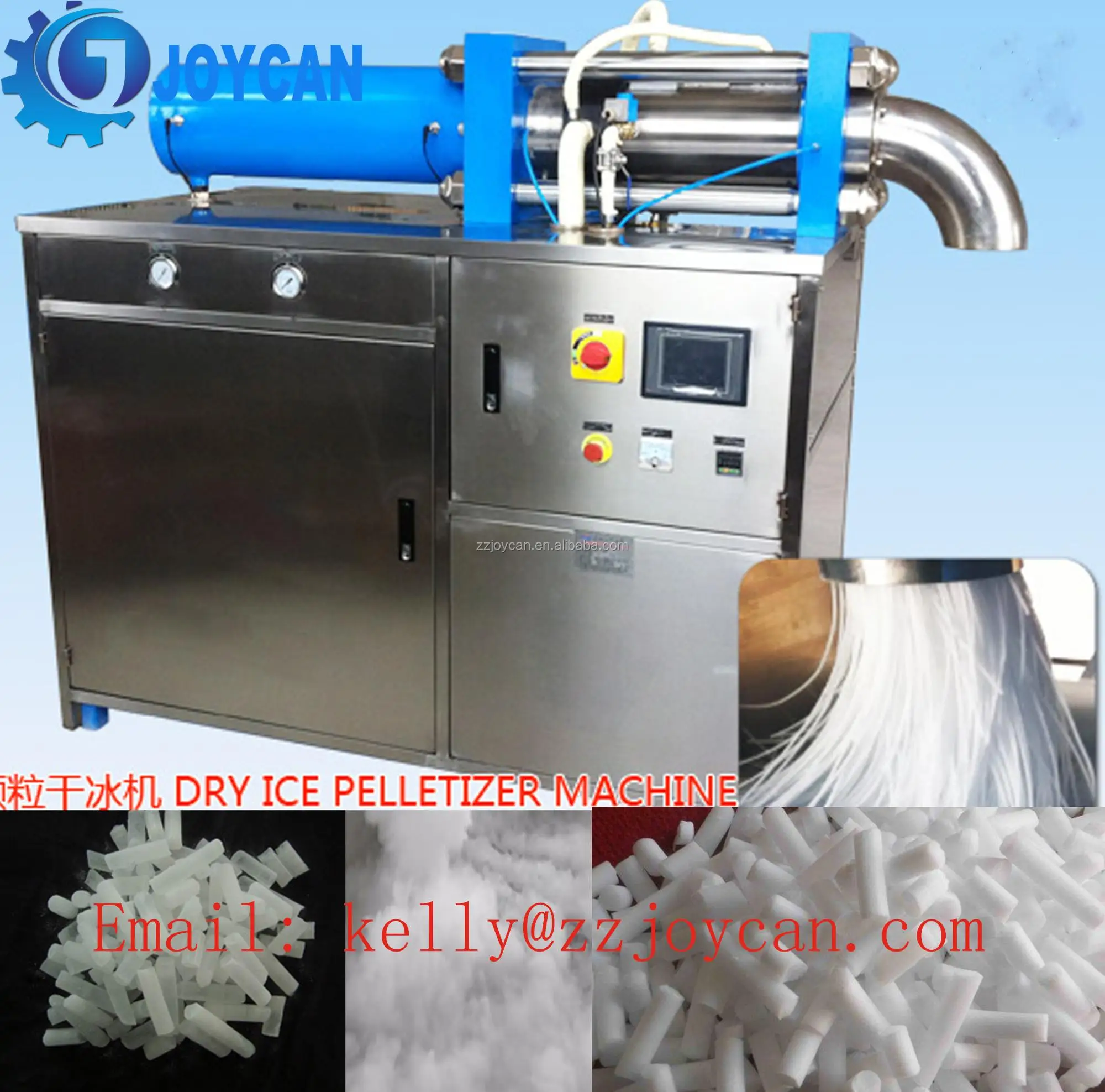 Dry Ice Maker Drikold Granulating Machine Cleaning Dry Ice Blasting