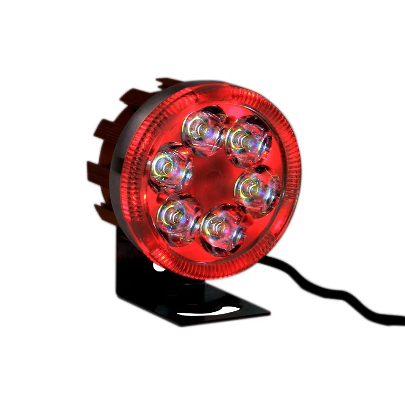 

6 LED Motorcycle Car Bicycle Bike Headlight Headlamp Rearview Mirror Mount Spot Light Spotlight
